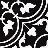 T2547 KEYS FLEUR BLACK MATT 200X200